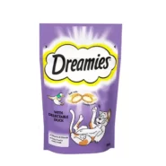 تشویقی گربه دریمیز با طعم اردک Dreamies cat treats with duck وزن ۶۰ گرم