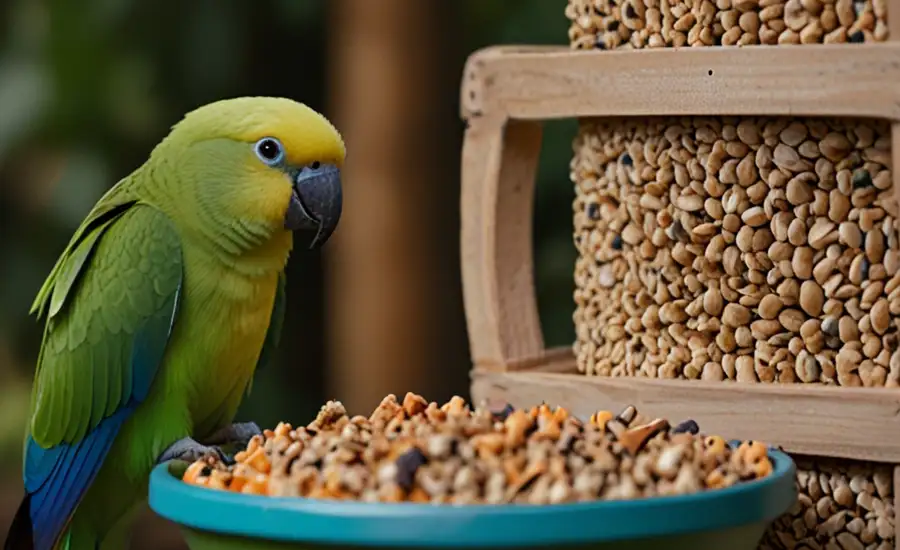 غذای طوطی سلکتیو مدل LOVEBIRD وزن 1 کیلوگرم